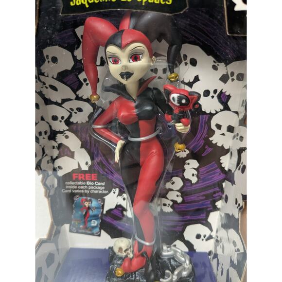 BeGoths JAQUELINE LE SPADES Series 5 2006 Bleeding Edge GOTHIC harlequin doll - Picture 2 of 12